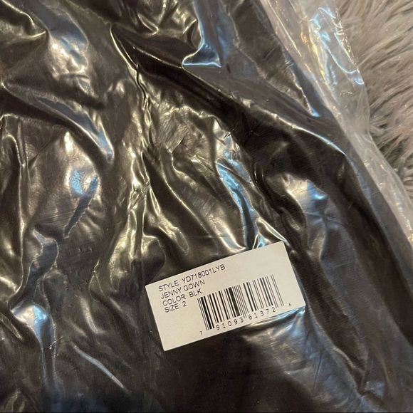 NWT! Likely x Revolve Formal Black High Low Jenny Formal Ruffle Halter Maxi Gown - Picture 9 of 14